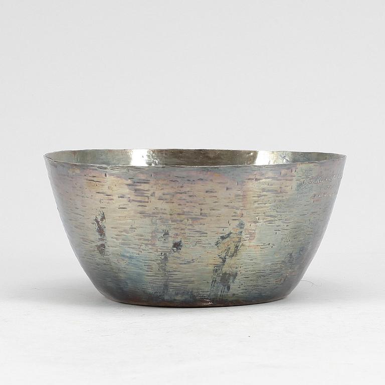 SKÅL, silver, Tapio Wirkkala, Finland, 1972. Vikt ca 307 g.