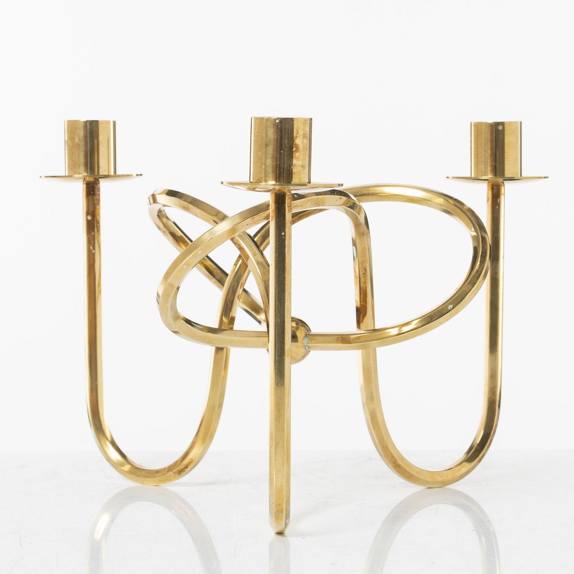 Josef Frank, candelabrum, 'Vänskapsknuten', Firma Svenskt Tenn.