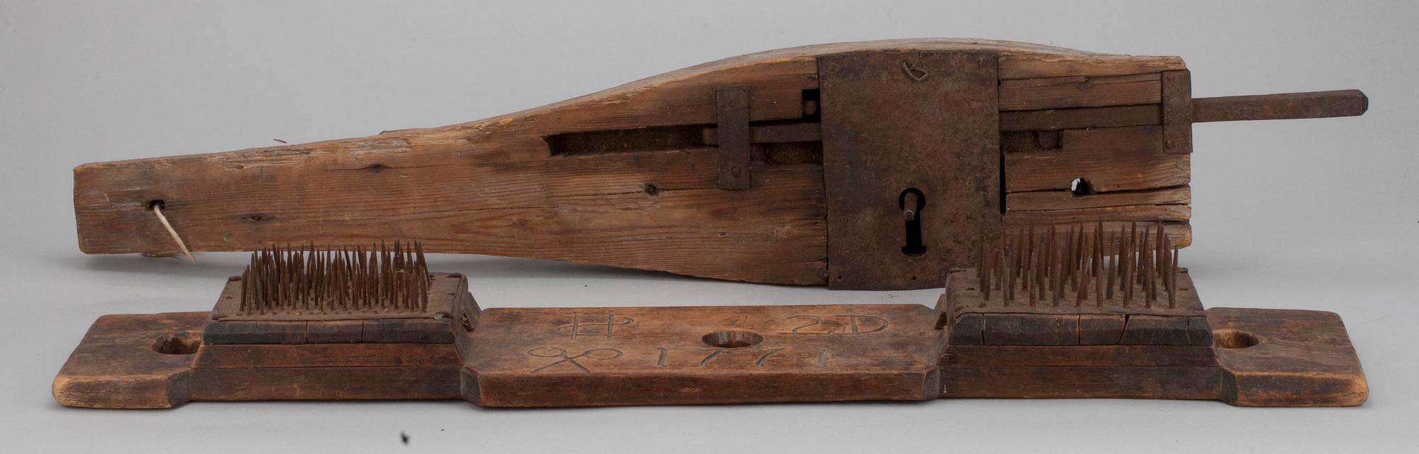 ALLMOGEFÖREMÅL, 5 st, 1700-1800-tal.