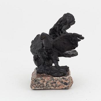 Torsten Fridh, skulptur, brons. Signerad. Total höjd 19 cm.