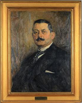 HELMER MASOLLE, olja på duk. Sign o dat 37.