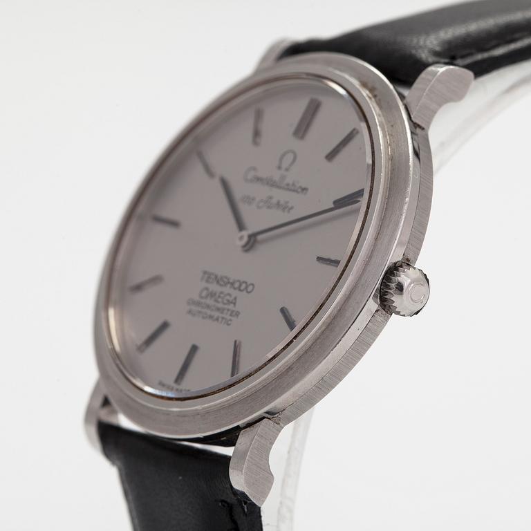 Omega, Constellation, Chronometer, "Tenshodo 100th Jubilee Edition", rannekello, 34,5 mm.