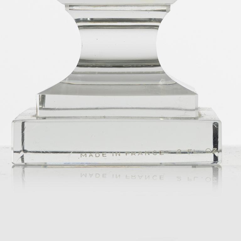 Three glass flacons, including one Vicke Lindstrand, Orrefors.