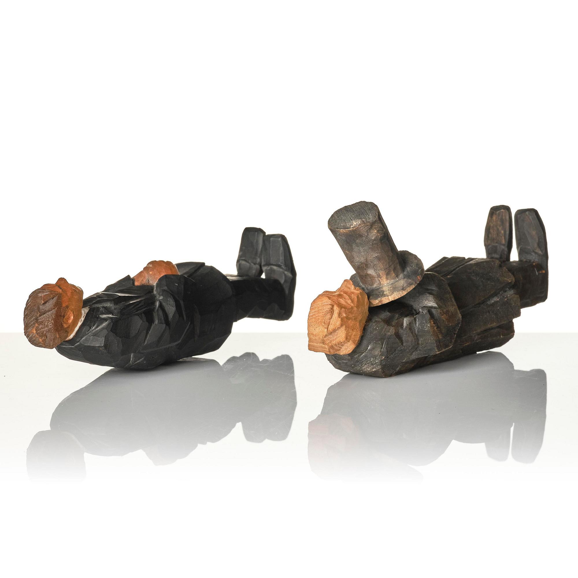 Axel Petersson Döderhultarn, "Bröllop" (The wedding) (7 pieces).