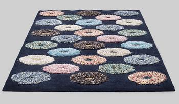 Gunilla Lagerhem Ullberg, matta, handtuftad med reliefdekor, ca 236 x 170 cm, Kasthall, omkring 2005.