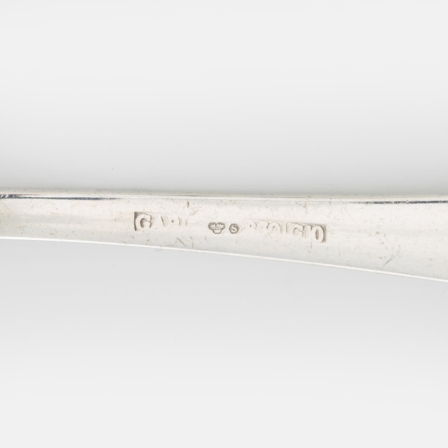 A swedish silver cutlery, model 'Chippendale', GAB, Eskilstuna and Stockholm, some 1962.