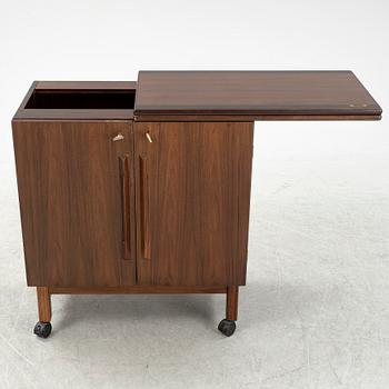 Torbjørn Afdal, a 'Times' rosewood veneered bar cabinet, Bruksbo, Norway, mid 20th century.