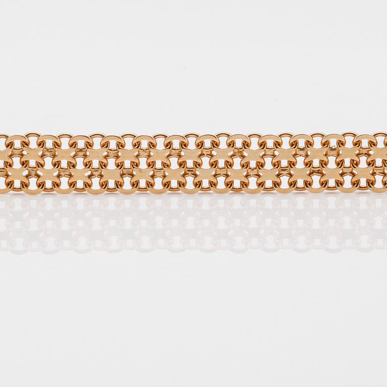 ARMBAND, 18K guld, svenska stämplar, 1978. Vikt ca 22 g.