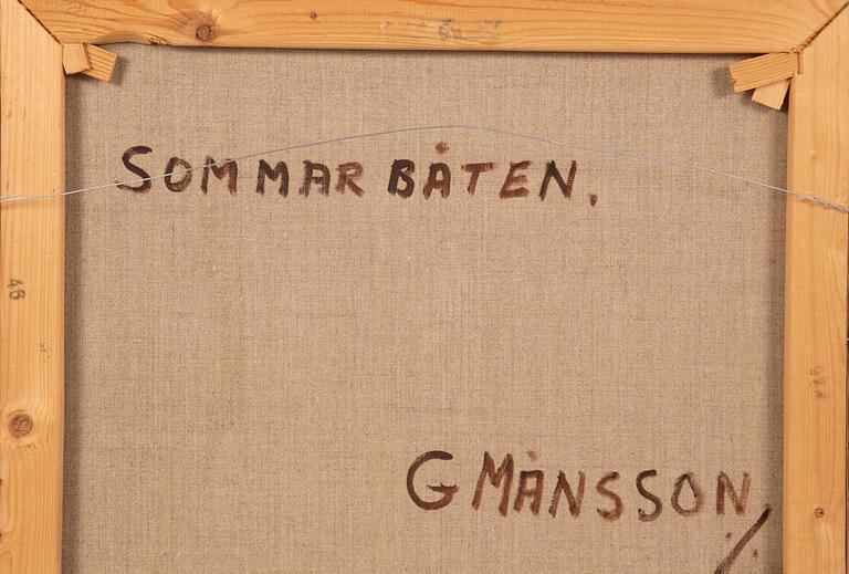 Gösta Månsson, "Sommarbåten".