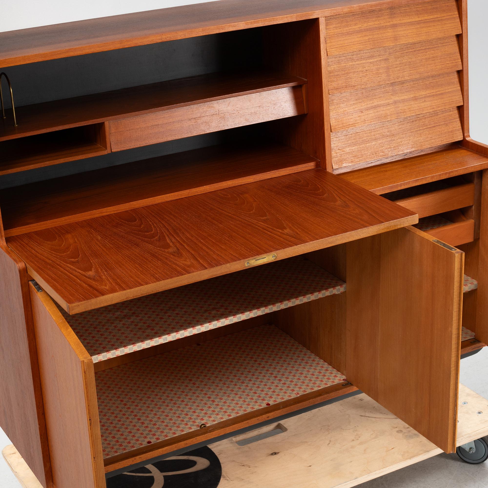 A bookcase, Bräntorps, Nybro, Sweden, 1950's.