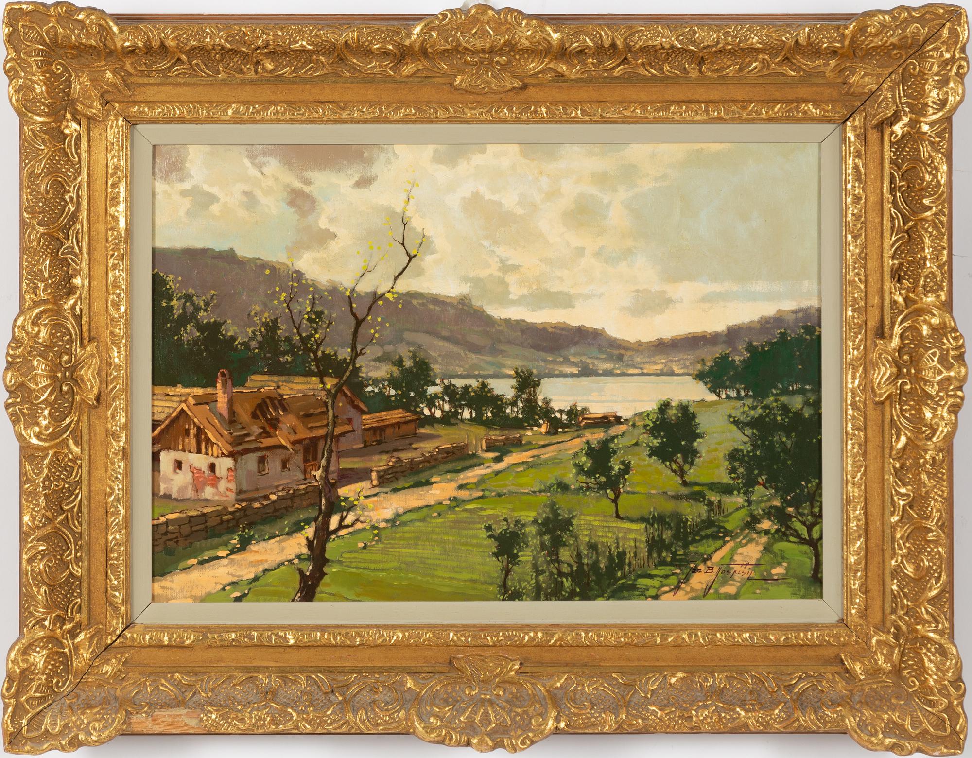 Jan Bohumil Pospísil, Sydländskt landskap.