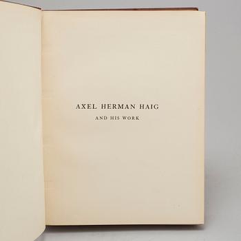 BOOK, "Axel Herman Haig (Hägg) and his work", av E. A. Armstrong 1905.