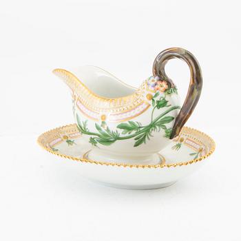 Saucer "Flora Danica" Royal Copenhagen porcelain.