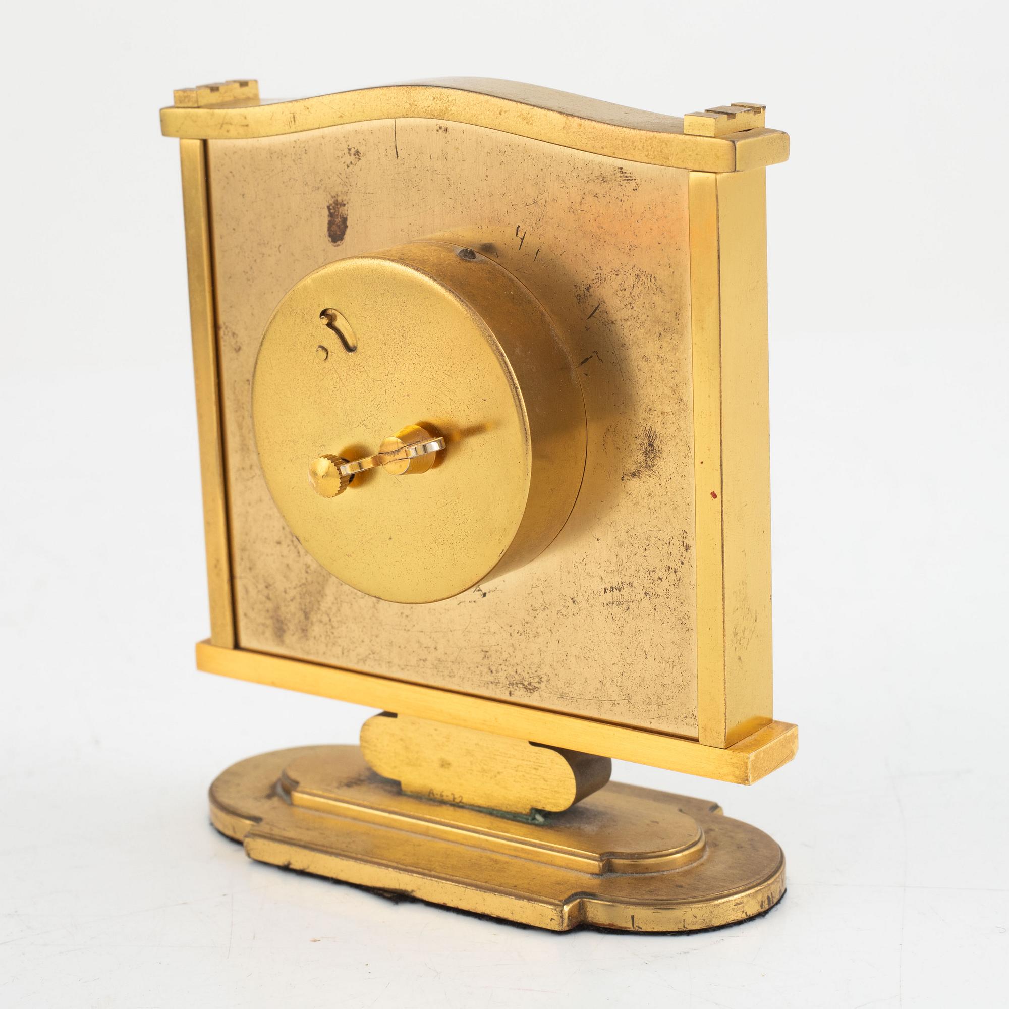 Jaeger LeCoultre, table clock, second half of the 20th century.