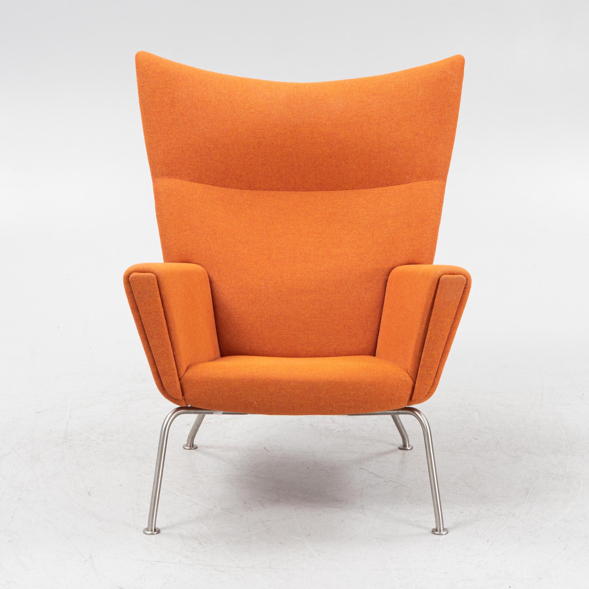 Hans J. Wegner, fåtölj, Wing chair" modell CH445, Carl Hansen & Søn. Danmark.