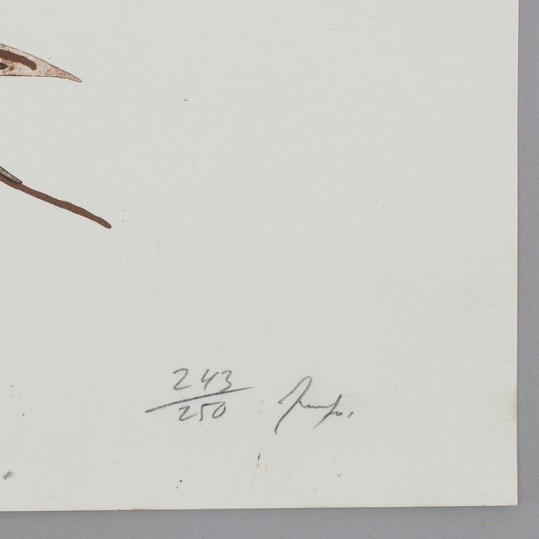 THOMAS OLSSON, färglitografi, signerad och numrerad 243/250.