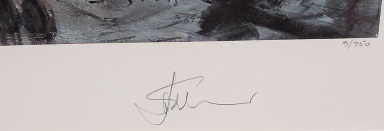 John Stobart, Clipper "Lightning" rounding Cape Horn.