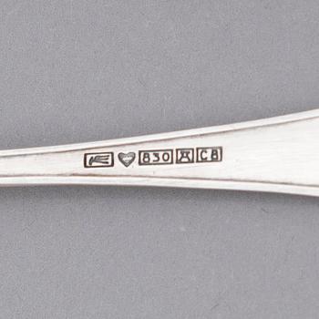 A 131-piece set of 'Suomi' silver cutlery, Suomen Kultaseppä oy/ Kultateollisuus oy, Turku 1927-1991.