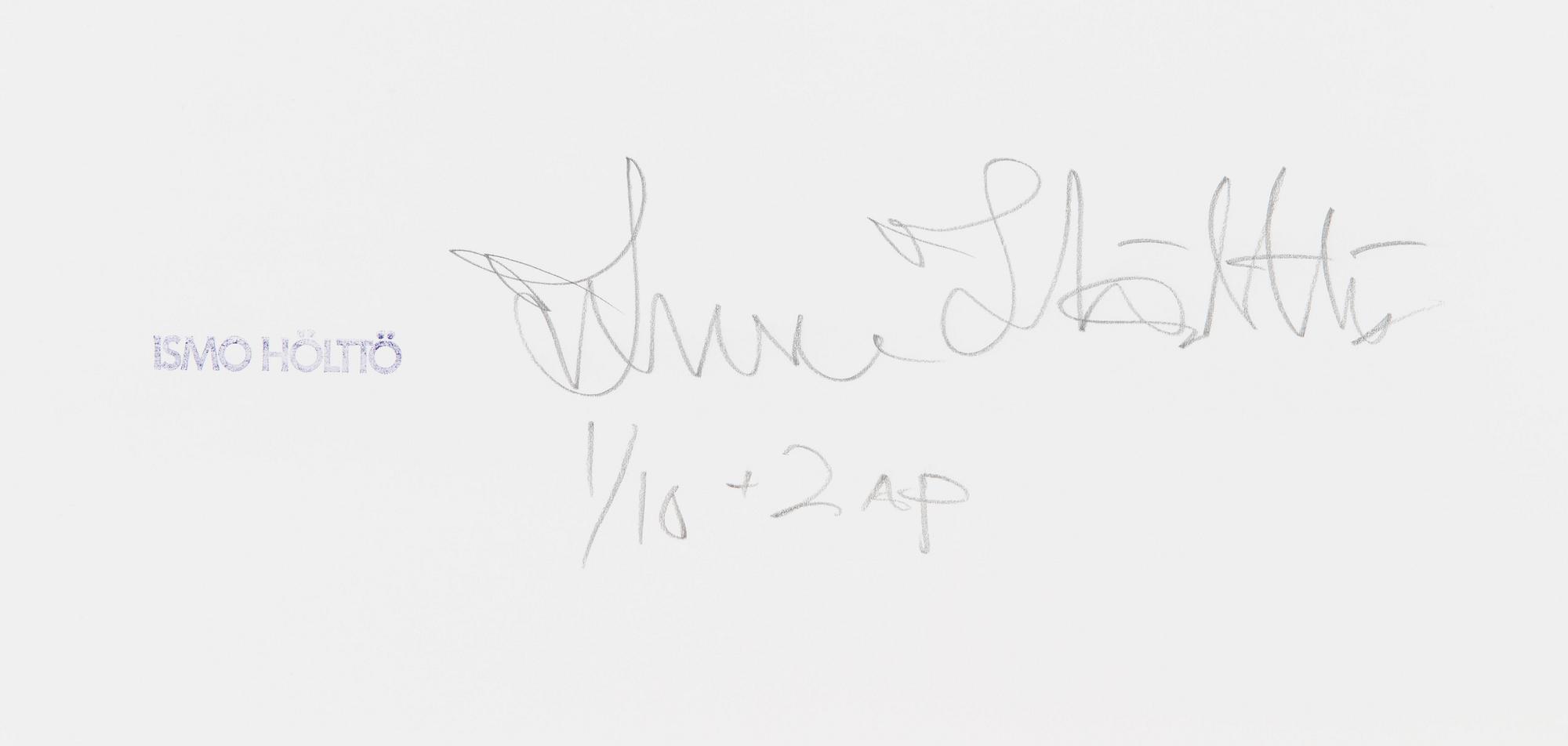 Ismo Hölttö, photograph, pigment print ed. 1/10 + 2 AP, signed and stamped a tergo.