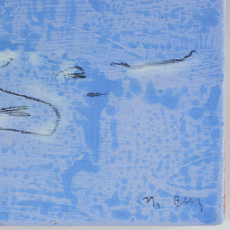 Magnus Berg, blandteknik på duk, signerad. Daterad 2010 a tergo.