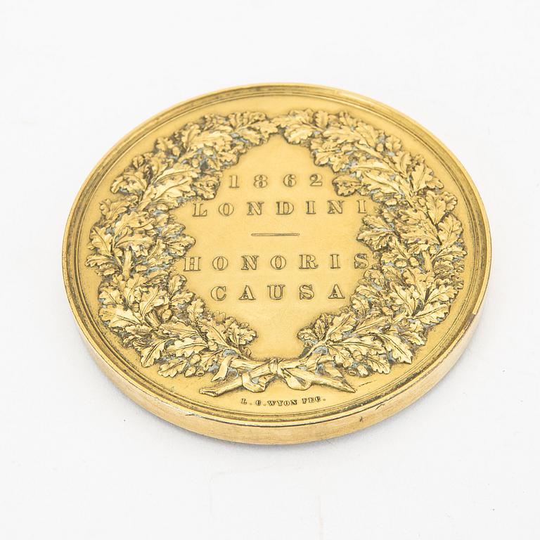 Medal, '1862 Londini Honoris Causa'
International Exhibition, London 1862.