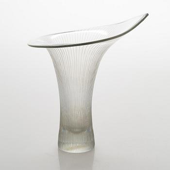 Tapio Wirkkala,  'Kantarelli' glass vase, signed Tapio Wirkkala Iittala -54.