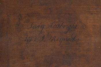 Engelsk skola, 1700-tal. Damporträtt i profil.