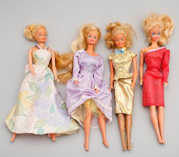 SAMLING DOCKOR, 4 st, Barbie.