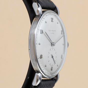 Patek Philippe, "Teardrop Lugs", "Steel Case", ca 1946.