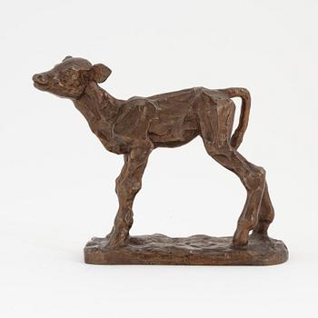 Greta von Braun-Gisenfeld, skulptur, brons, signerad, gjutarstämpel.