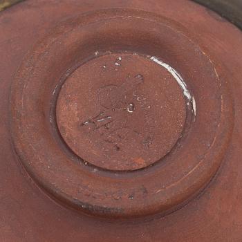 Wilhelm Kåge, a 'Farsta' stoneware bowl, Gustavsbergs Studio 1931.