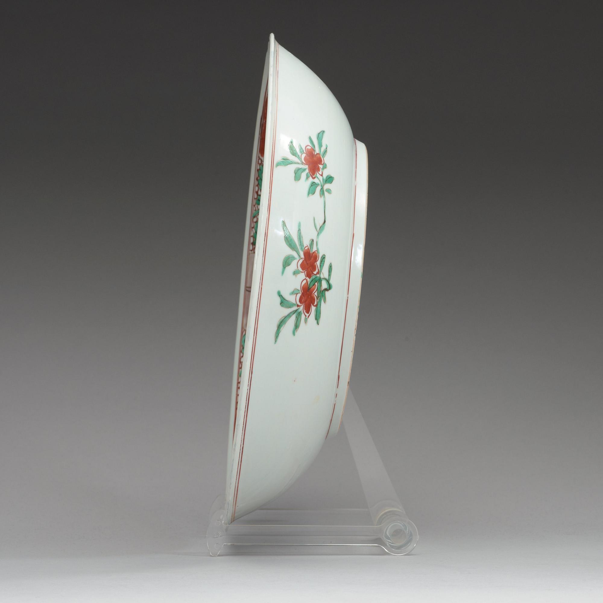 FAT, porslin. Qing dynastin, Kangxi (1662-1722).