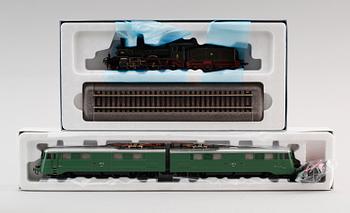 SAMLING MODELLTÅG, 4 delar, Roco, Österrike.