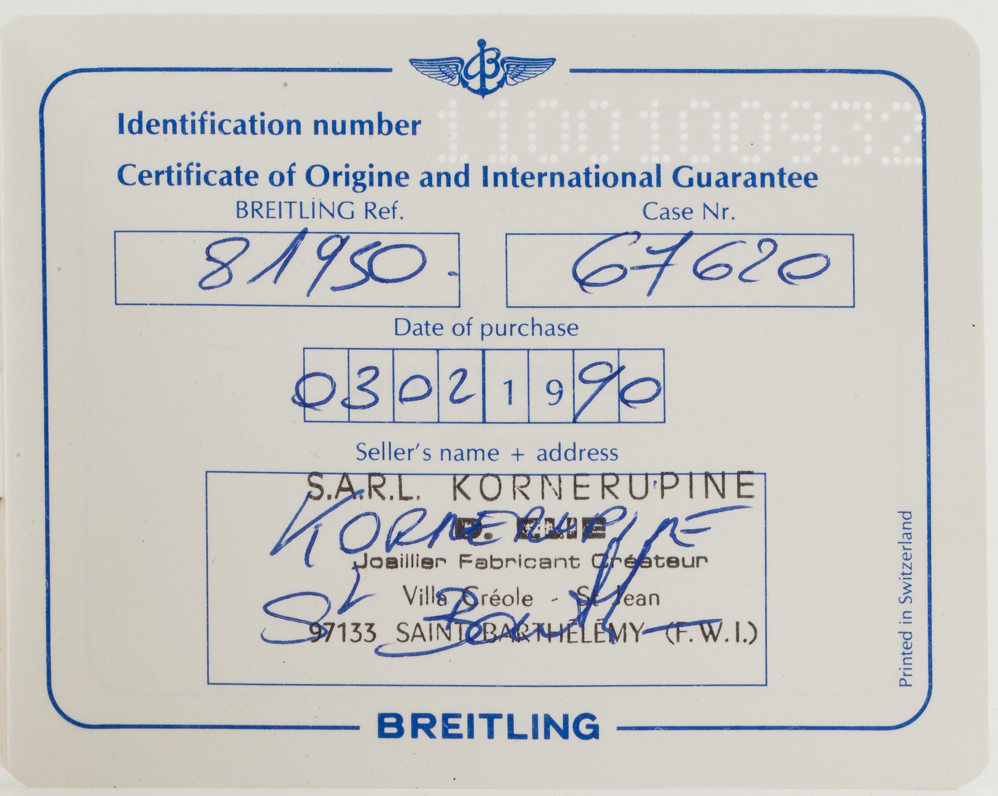 BREITLING, Chronomat,chronograph, wristwatch, 39 mm.