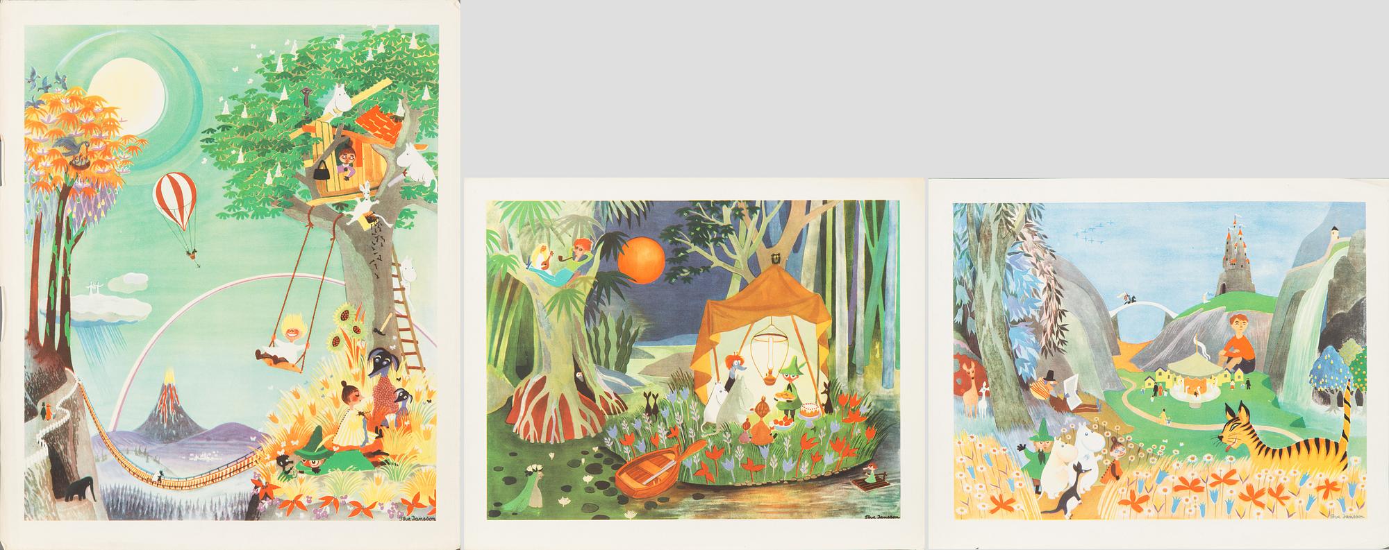 Tove Jansson, efter, affischer, 1960/-70-tal. 10+2 st.