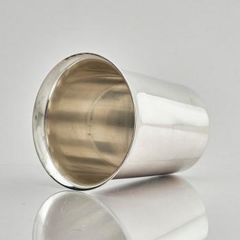 Åke Strömdahl, a sterling silver beaker, Stockholm, Sweden 1959.
