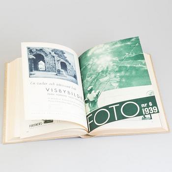 TIDSKRIFTEN FOTO, 1939-1947, nio volymer.