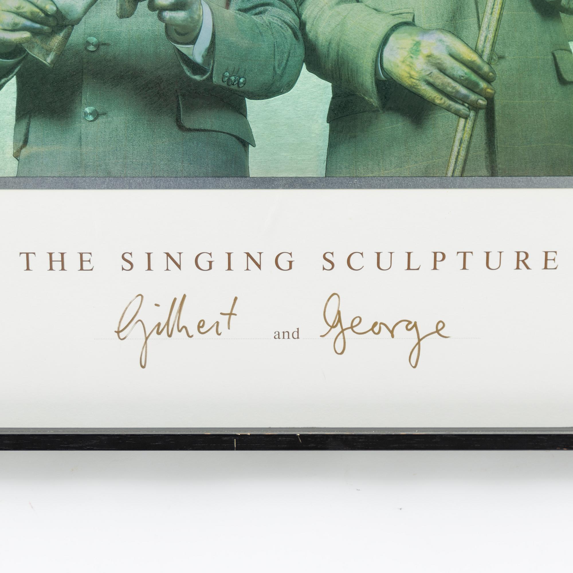 Gilbert & George, "The Singing Sculpture".