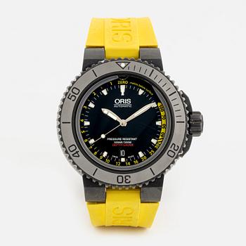 Oris, Aquis, Depth Gauge, wristwatch, 46 mm.