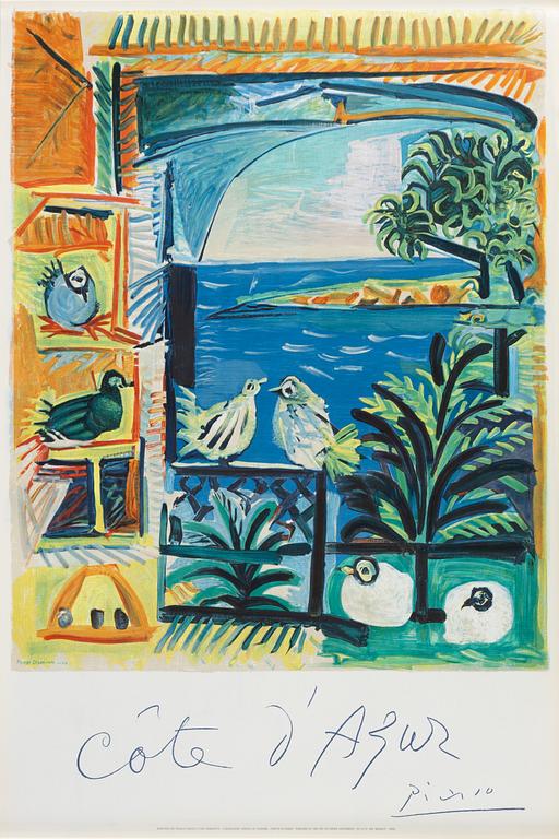 Pablo Picasso, after, "Côte d'Azur".