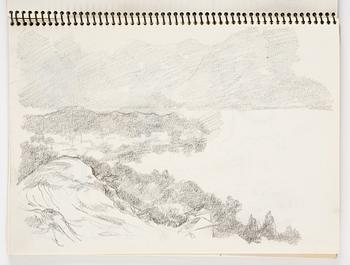 Lotte Laserstein, 4 skissböcker med blyertsteckningar.