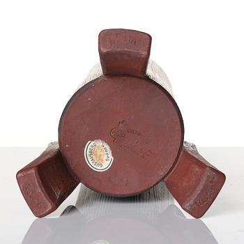 Wilhelm Kåge, a "Farsta" stoneware vase, Gustavsberg studio, Sweden 1957.