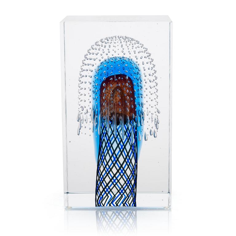 Oiva Toikka, Juhlakuutio, signeerattu Oiva Toikka Nuutajärvi 2009 numeroitu 102/200.