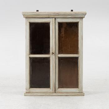 A wall cabinet, late 19th Century.