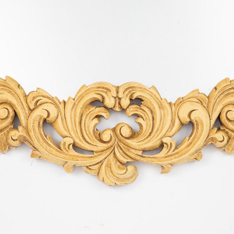 A Rococo style mirror, Spain, 21st Century.