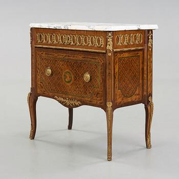 A Gustavian late 18th century commode by Johan Neijber (not signed), master 1768.