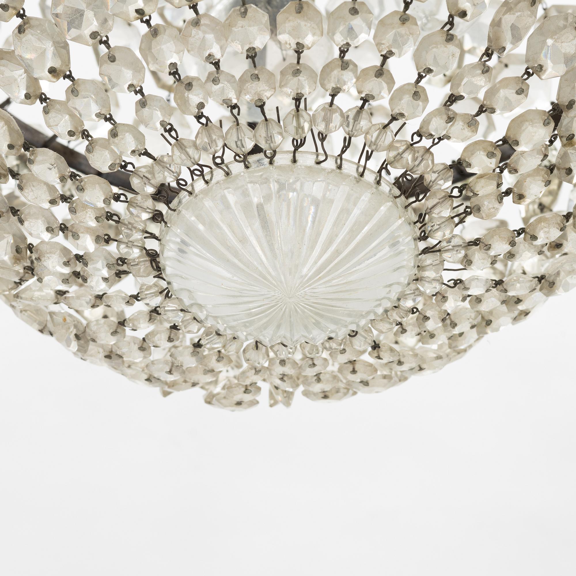 A chandelier, early 20th Century.