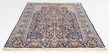 Carpet, Kirman Laver, approx. 215 x 128 cm.