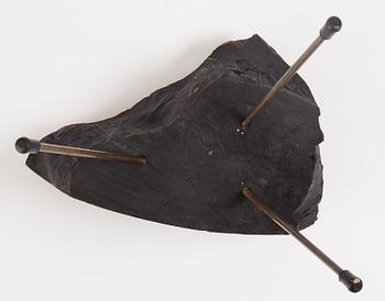 Carl II Auböck, a tree trunk table, the Carl Auböck Workshops, Vienna, Austria, probably 1950s.