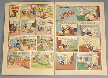 SERIETIDNINGAR, Kalle Anka, 35 nummer, 1949-1954.